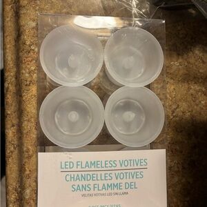 Amscan LED Flameless Votives - White